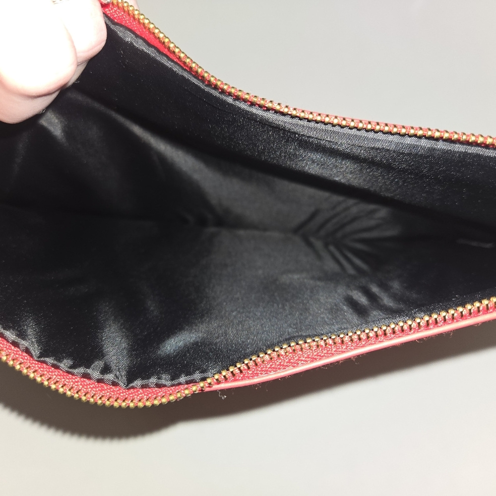 Valentino Red Clutch / Makeup Travel Bag - Picture 5 of 7